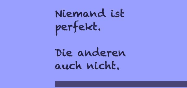 Niemand ist perfekt