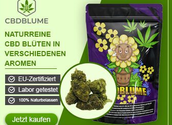 Werbung CBD Blume